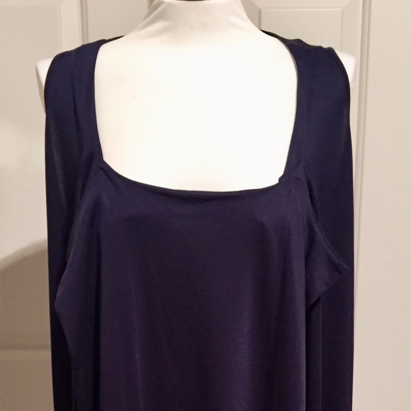 Jil Sander Convertible Neckline Navy Dress - Picture 4 of 8